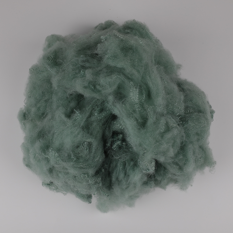 Sợi Polyester Staple Fiber màu xanh nhạt 3D × 64mm